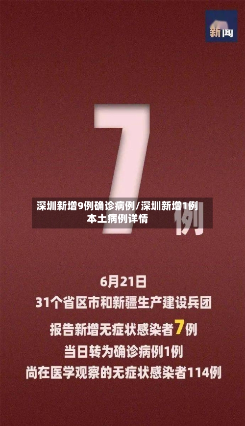 深圳新增9例确诊病例/深圳新增1例本土病例详情-第1张图片