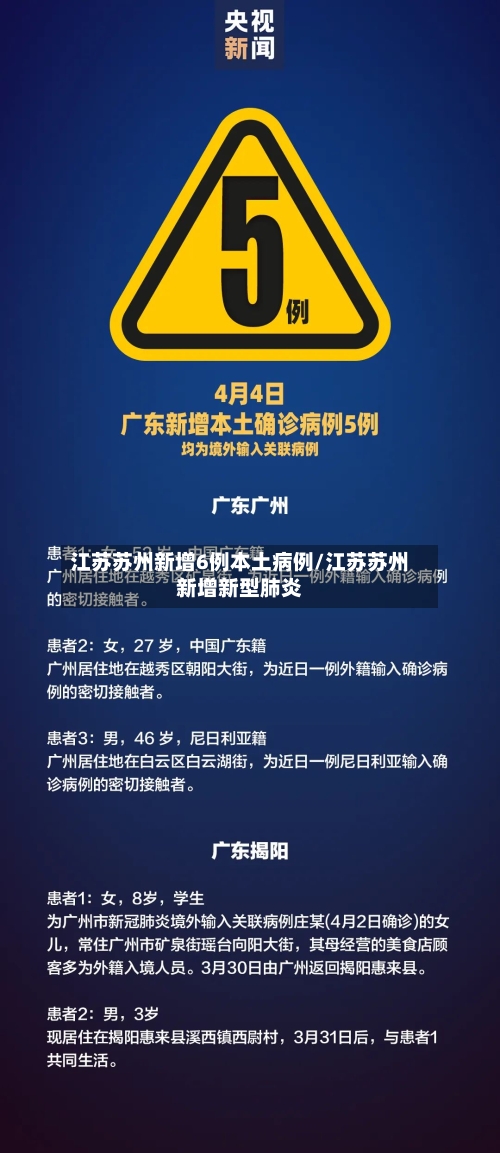 江苏苏州新增6例本土病例/江苏苏州新增新型肺炎-第1张图片