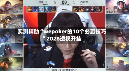 实测辅助“wepoker的10个必赢技巧”2026透视开挂-第3张图片