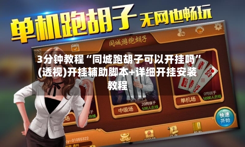 3分钟教程“同城跑胡子可以开挂吗	”(透视)开挂辅助脚本+详细开挂安装教程-第1张图片