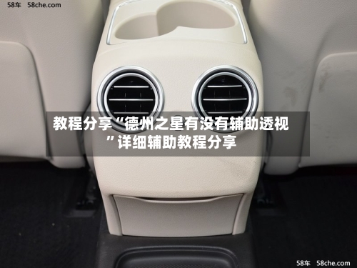 教程分享“德州之星有没有辅助透视	”详细辅助教程分享-第3张图片