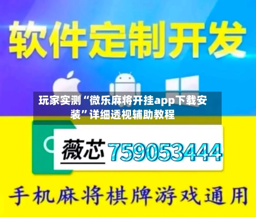 玩家实测“微乐麻将开挂app下载安装	”详细透视辅助教程-第1张图片