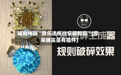 辅助神器“微乐透视挂安装教程”(原来确实是有插件)-第2张图片