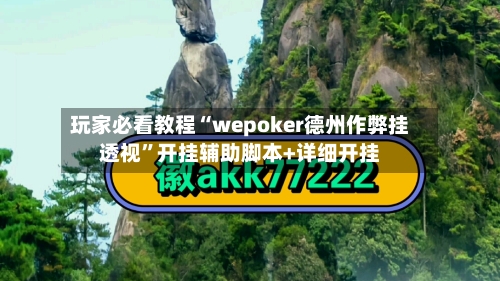 玩家必看教程“wepoker德州作弊挂透视”开挂辅助脚本+详细开挂-第2张图片