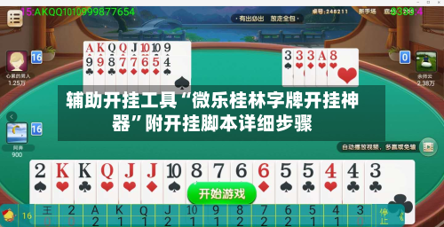 辅助开挂工具“微乐桂林字牌开挂神器”附开挂脚本详细步骤-第2张图片