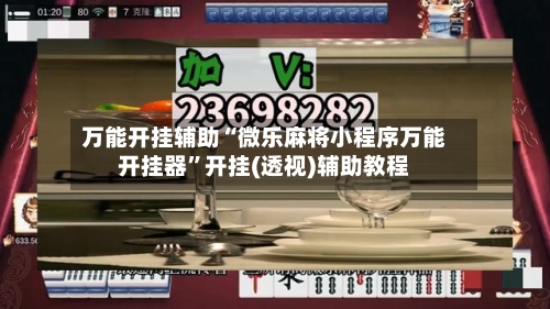 万能开挂辅助“微乐麻将小程序万能开挂器”开挂(透视)辅助教程-第3张图片