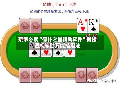 玩家必读“德扑之星辅助软件	”揭秘透视辅助万能挂用法-第2张图片