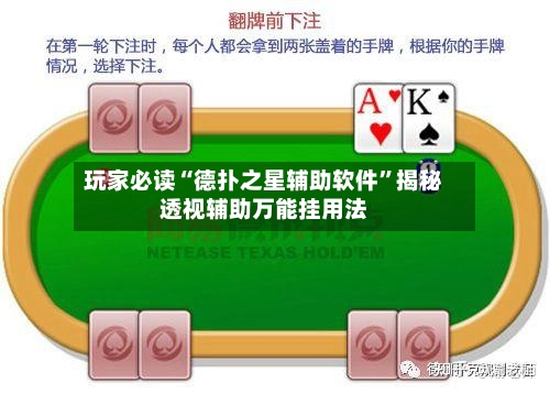 玩家必读“德扑之星辅助软件”揭秘透视辅助万能挂用法-第1张图片