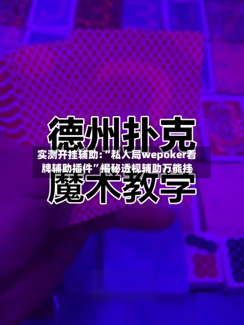 实测开挂辅助:“私人局wepoker看牌辅助插件”揭秘透视辅助万能挂-第1张图片