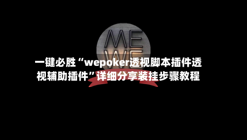 一键必胜“wepoker透视脚本插件透视辅助插件”详细分享装挂步骤教程-第2张图片