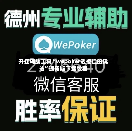 开挂辅助工具“wepoker透视挂的玩法”通用版下载教程-第1张图片