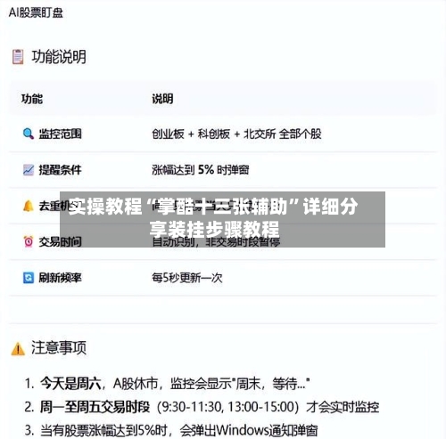 实操教程“掌酷十三张辅助	”详细分享装挂步骤教程-第2张图片
