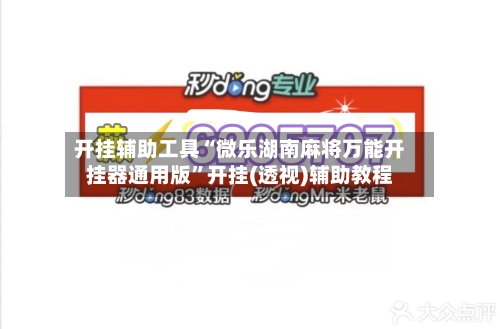 开挂辅助工具“微乐湖南麻将万能开挂器通用版”开挂(透视)辅助教程-第1张图片