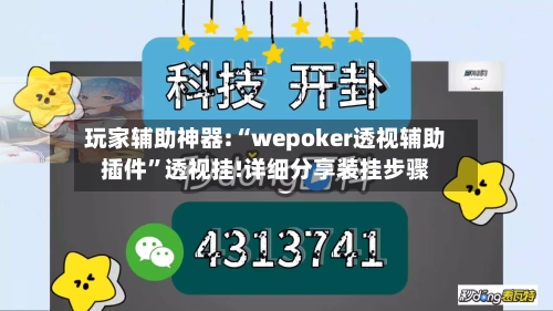 玩家辅助神器:“wepoker透视辅助插件	”透视挂!详细分享装挂步骤-第3张图片