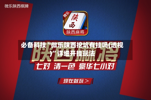 必备科技“微乐陕西挖坑有挂吗(透视)	”详细开挂玩法-第1张图片