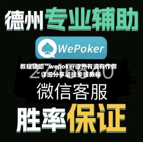 教程辅助“wepoker德州有没有作弊”详细分享装挂步骤教程-第1张图片