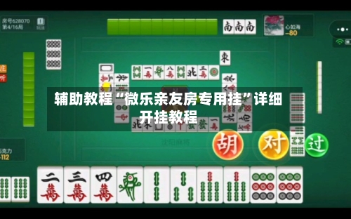 辅助教程“微乐亲友房专用挂”详细开挂教程-第1张图片