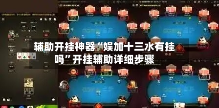 辅助开挂神器“娱加十三水有挂吗”开挂辅助详细步骤-第1张图片