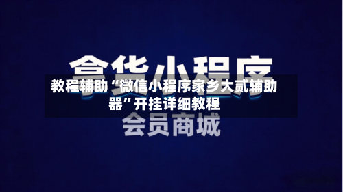 教程辅助“微信小程序家乡大贰辅助器	”开挂详细教程-第1张图片