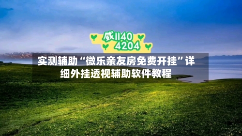 实测辅助“微乐亲友房免费开挂”详细外挂透视辅助软件教程-第1张图片