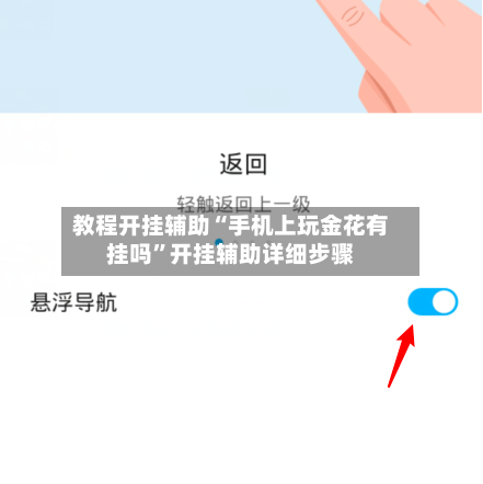 教程开挂辅助“手机上玩金花有挂吗	”开挂辅助详细步骤-第1张图片